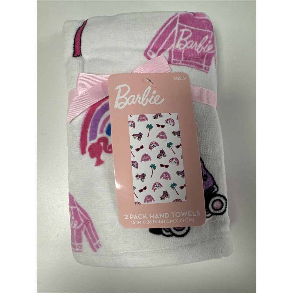 Barbie 2 Pack Hand‎ Towels